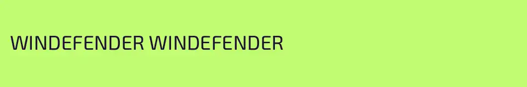 WINDEFENDER WINDEFENDER